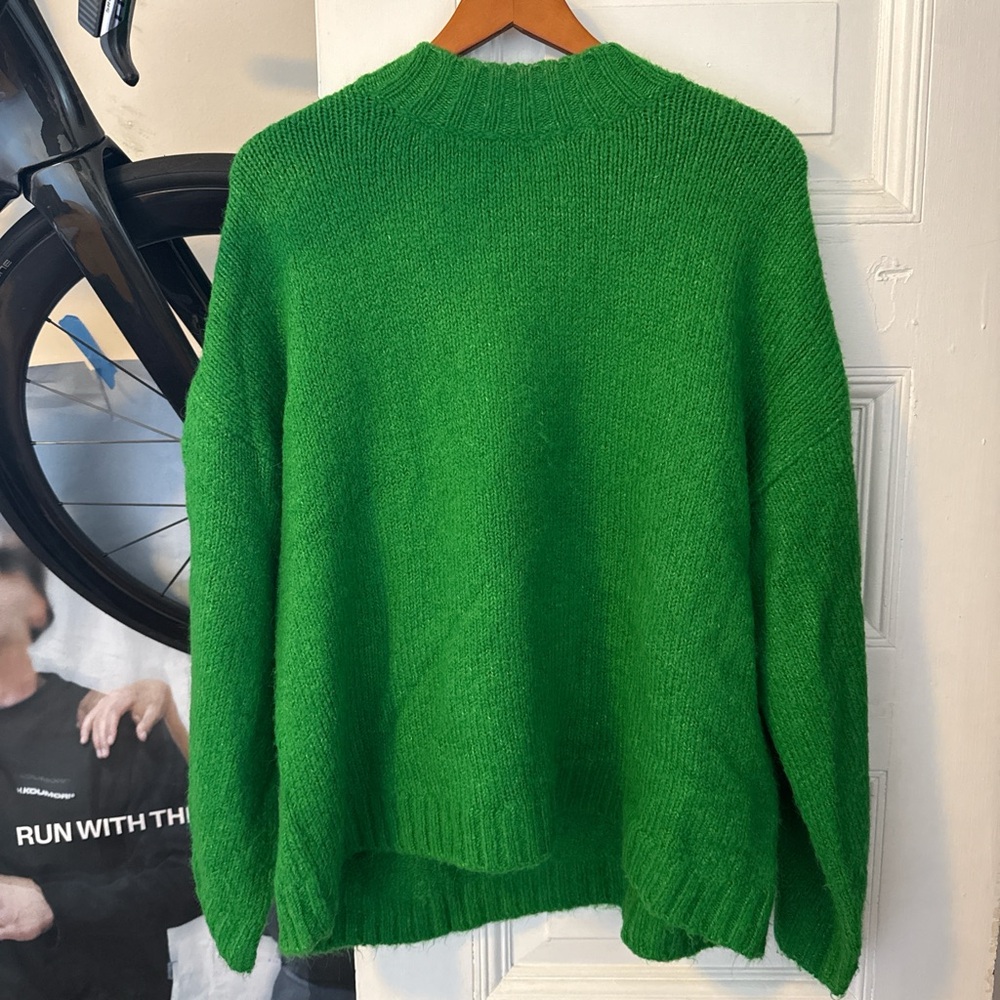 Pistola Vibrant Green Crew Neck Sweater
